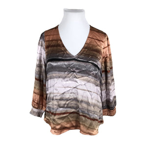 Unisex Culture - Blouse, size 42 - Brown (1)