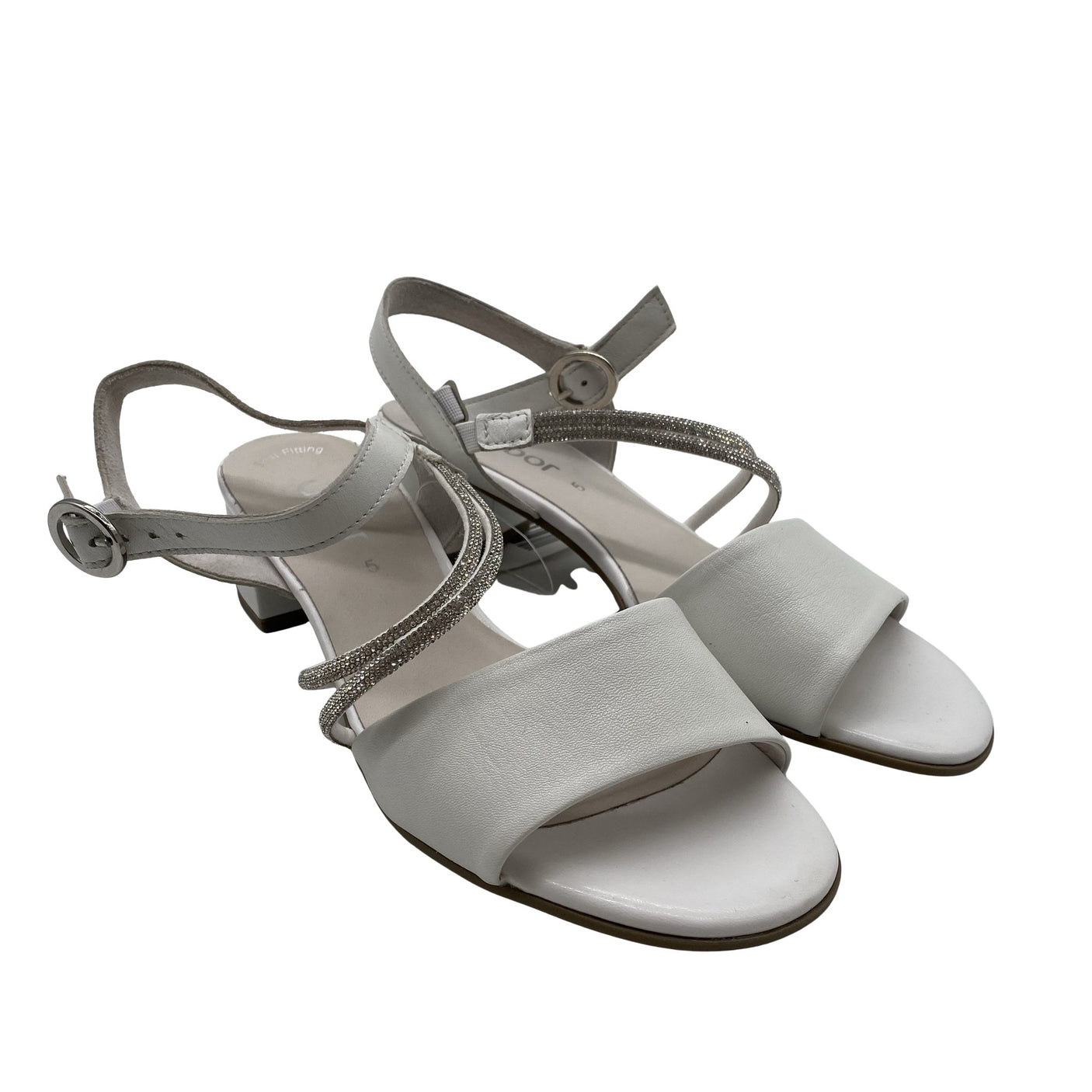 Unisex Gabor - Evening high heels, size 38 - White (2)