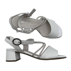 Unisex Gabor - Evening high heels, size 38 - White (1)