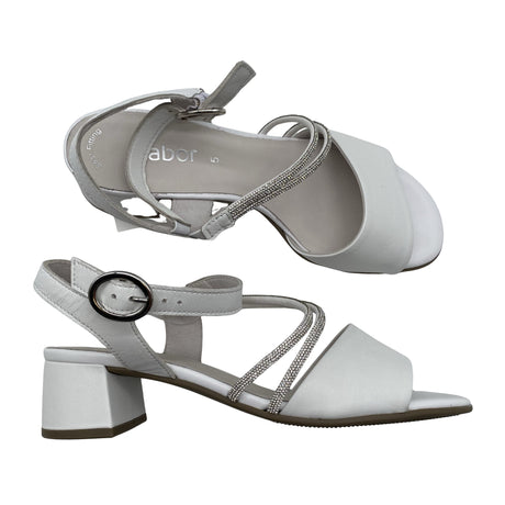 Unisex Gabor - Evening high heels, size 38 - White ()