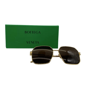 Unisex Bottega Veneta - Sunglasses, size Ei kokoa - Gold (1)