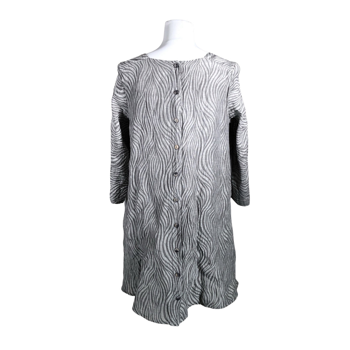 Unisex Grizas - Schiffon dress, size 38 - Gray (2)
