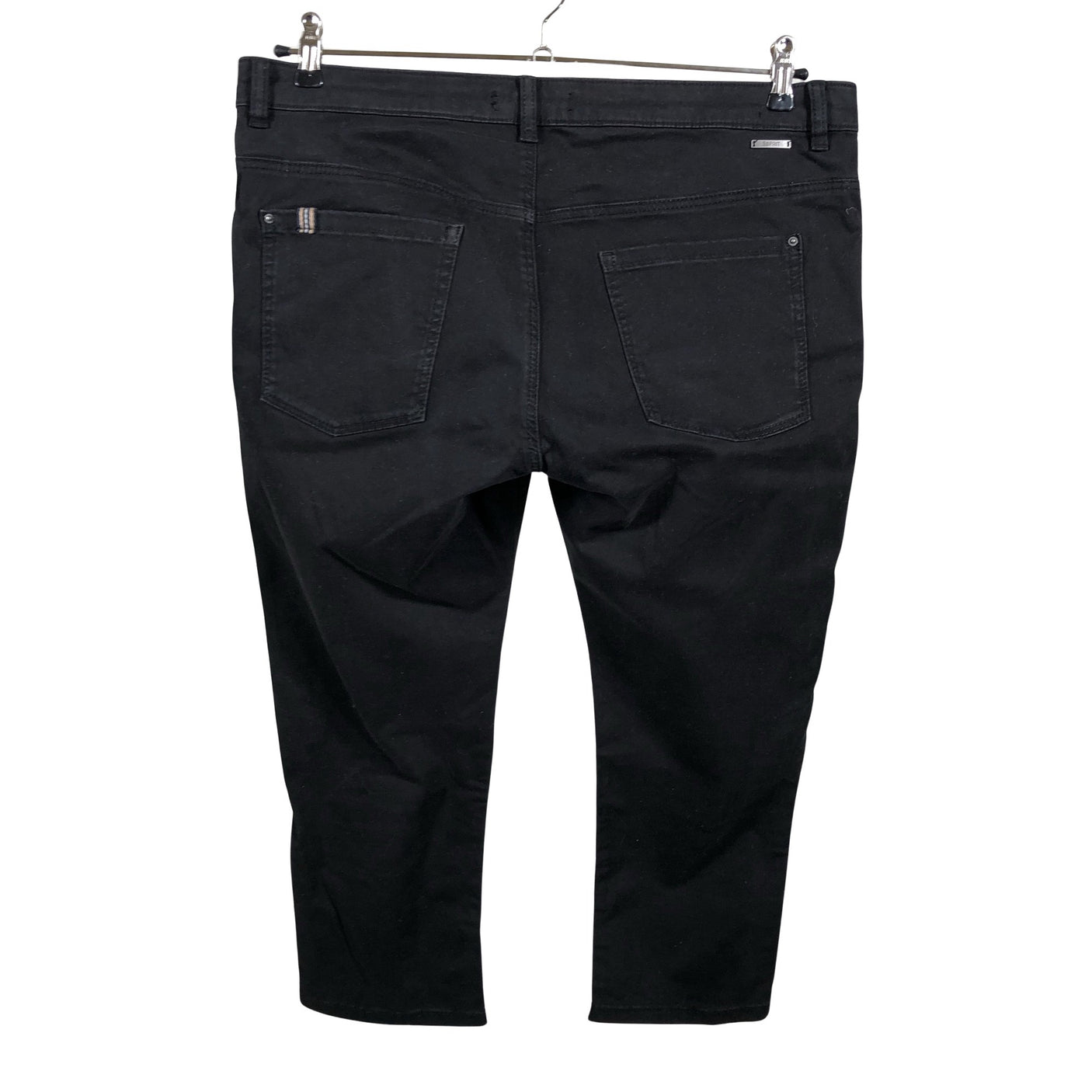 Unisex Esprit - Capri jeans, size 46 - Black (2)