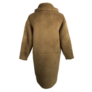 Unisex Peak Performance - Faux fur coat, size 34 - Brown (2)