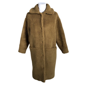 Unisex Peak Performance - Faux fur coat, size 34 - Brown (1)