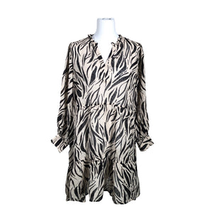 Unisex Part two - Schiffon tunic, size 40 - Black (1)