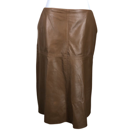 Unisex Ril's - Leather skirt, size 40 - Brown ()