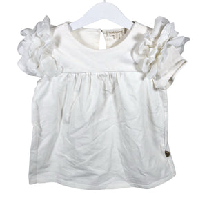 Unisex POMPdeLUX - Tricot dress, size 110 - 116 - White (1)