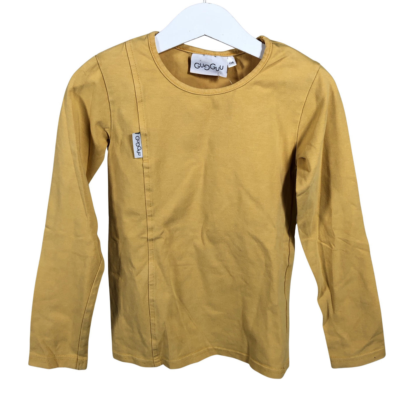 Unisex Gugguu - Tricot shirt, size 110 - 116 - Yellow (1)