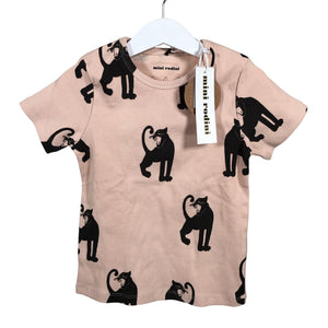 Unisex Mini Rodini - T-shirt, size 104 - 110 - Light pink (1)