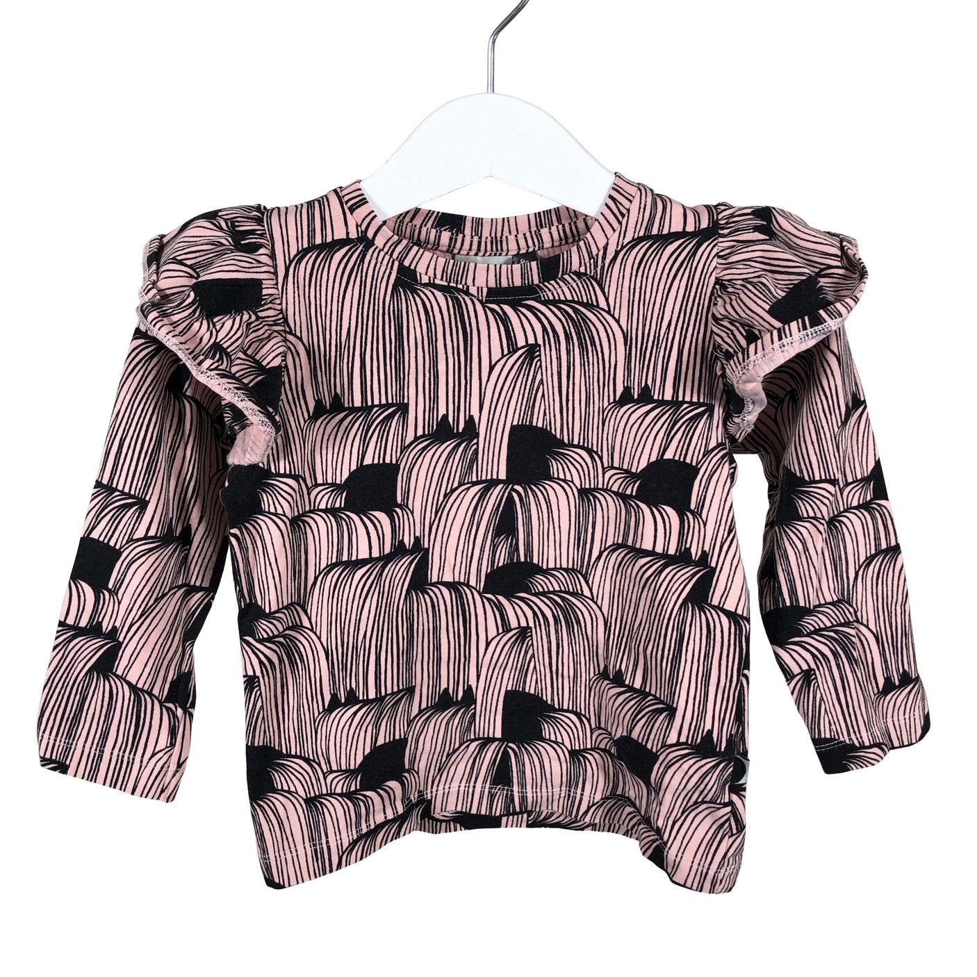 Unisex Papu - Tricot shirt, size 86 - 92 - Light pink (1)