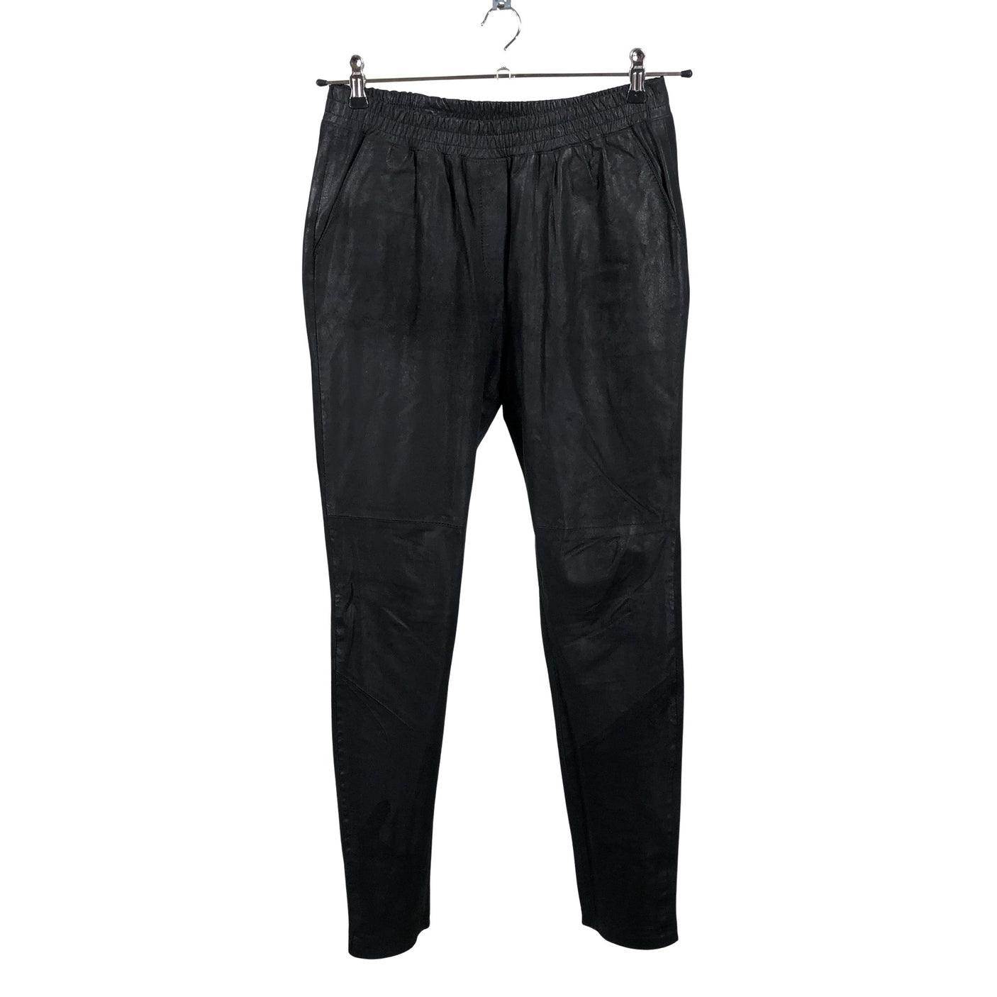 Unisex Minus - Leather pants, size 38 - Black (1)