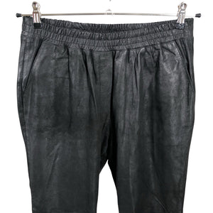Unisex Minus - Leather pants, size 38 - Black (3)