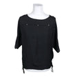 Unisex Michael Kors - Short-sleeved blouse, size 38 - Black ()