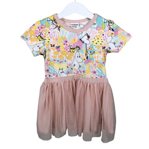 Unisex Martinex - Tricot dress, size 92 - 98 - Light pink (1)