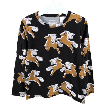 Unisex Mini Rodini - Tricot shirt, size 128 - 134 - Brown ()