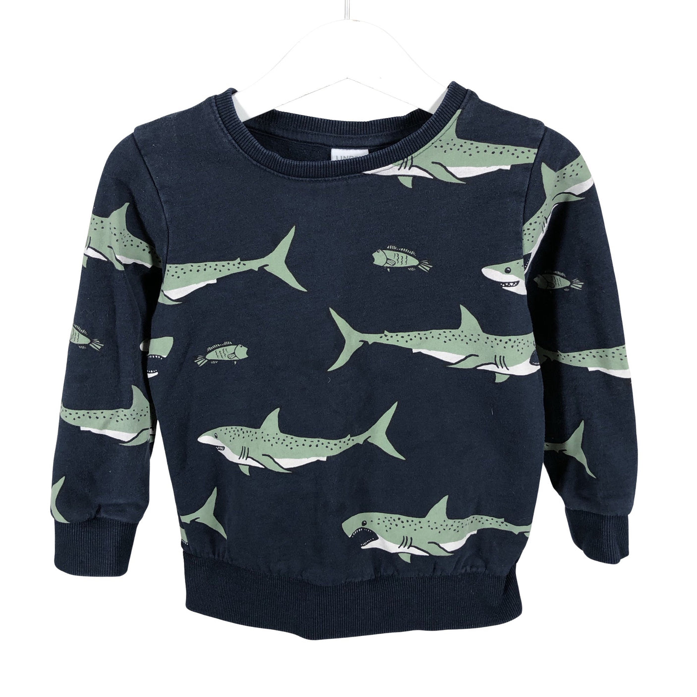 Unisex Lindex - Sweatshirt, size 98 - 104 - Blue (1)