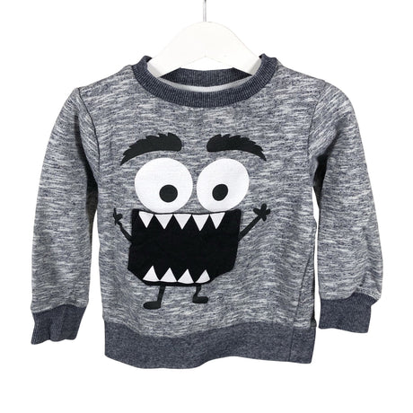 Unisex Bogi - Sweatshirt, size 104 - 110 - Gray ()