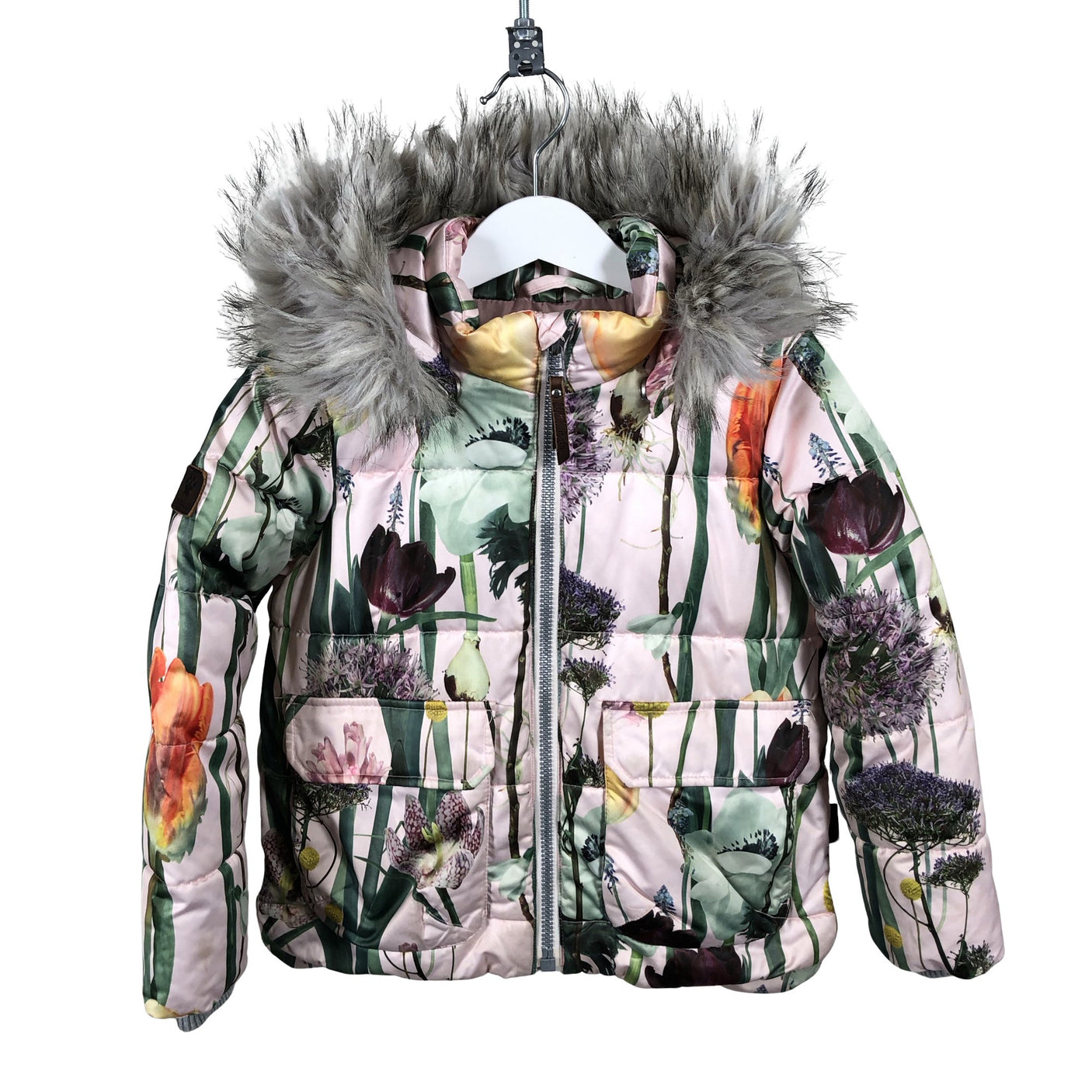 Unisex Molo Kids - Winter jacket, size 104 - 110 - Light pink (1)
