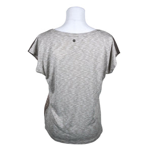 Unisex Taifun - Short-sleeved blouse, size 38 - Gray (2)