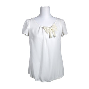 Unisex Mexx - Short-sleeved blouse, size 36 - White (1)
