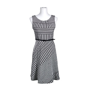 Unisex Comma - Tricot dress, size 38 - White (1)