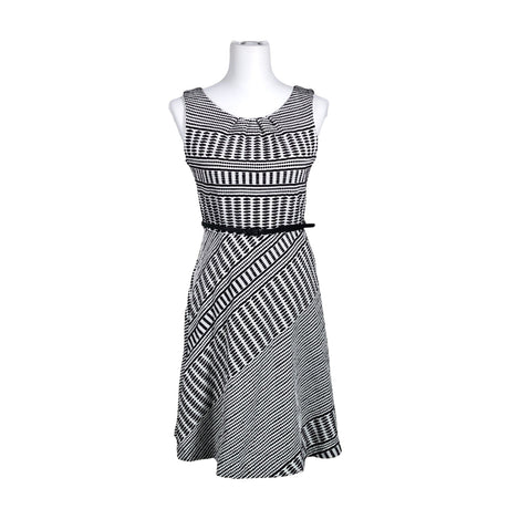 Unisex Comma - Tricot dress, size 38 - White ()