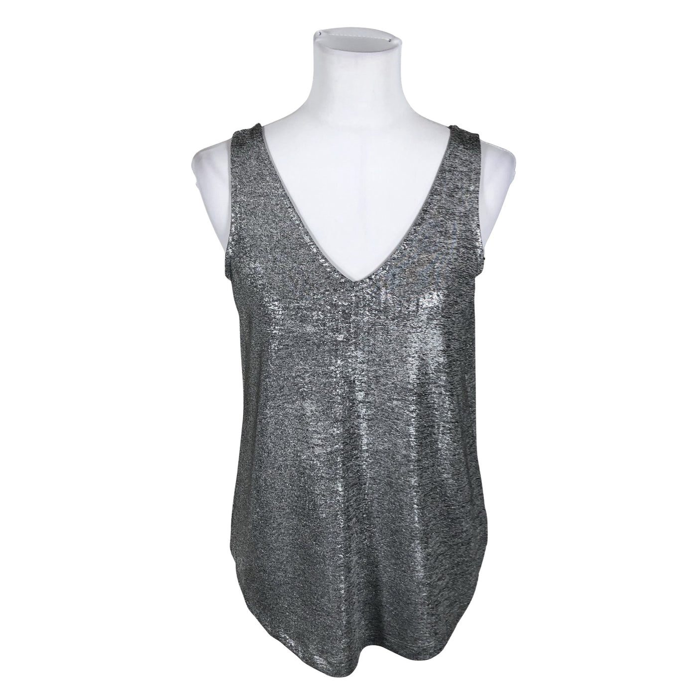 Unisex Next - Tricot tank top, size 34 - Gray (1)