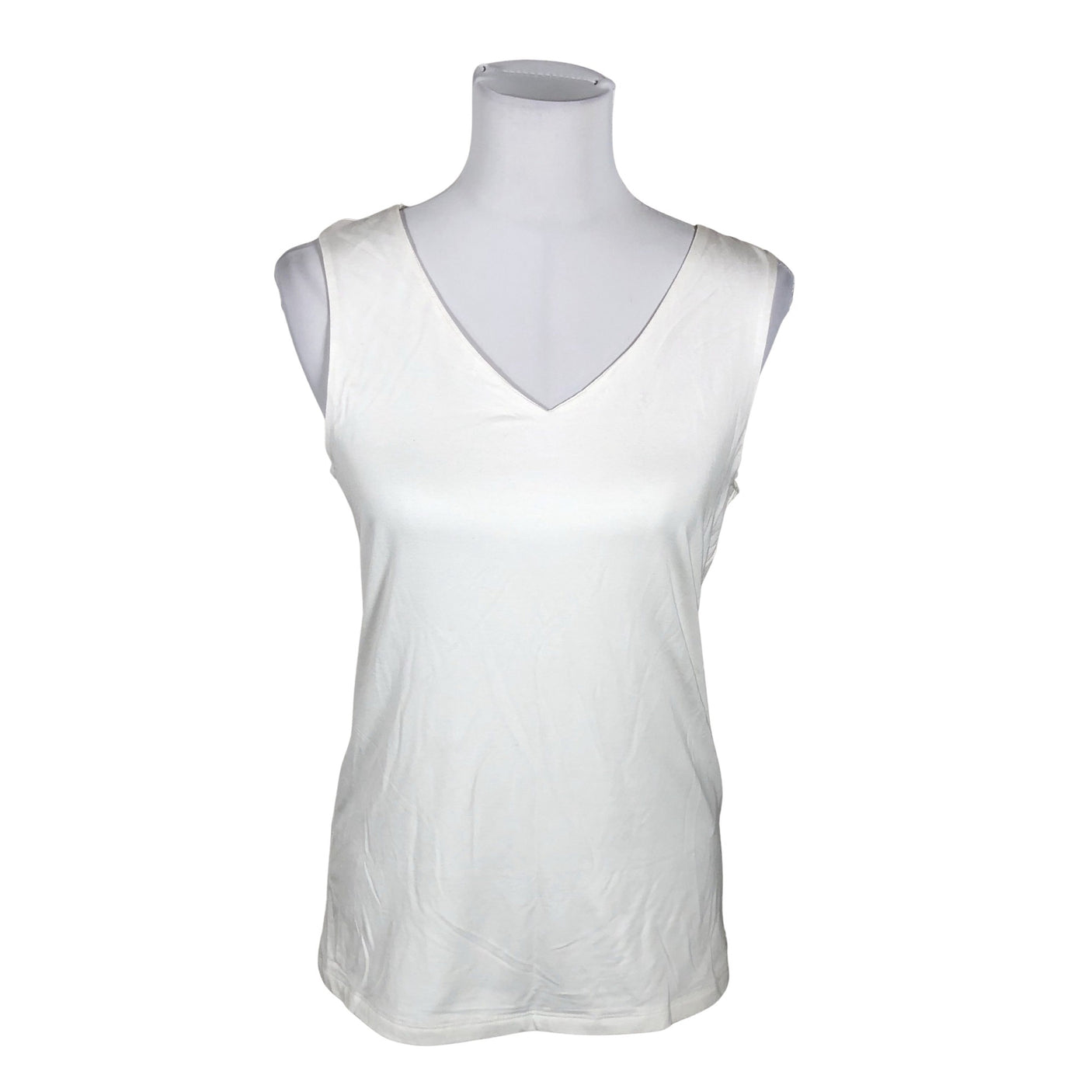 Unisex Soyaconcept - Tricot tank top, size 38 - White (1)