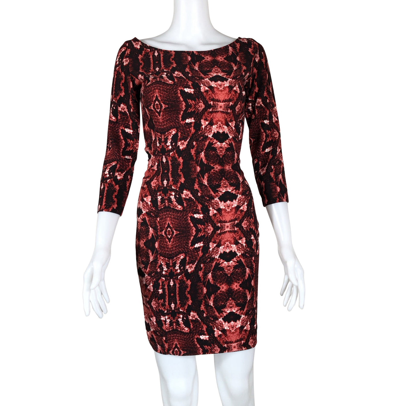 Unisex Guess - Schiffon dress, size 32 - Wine red (1)