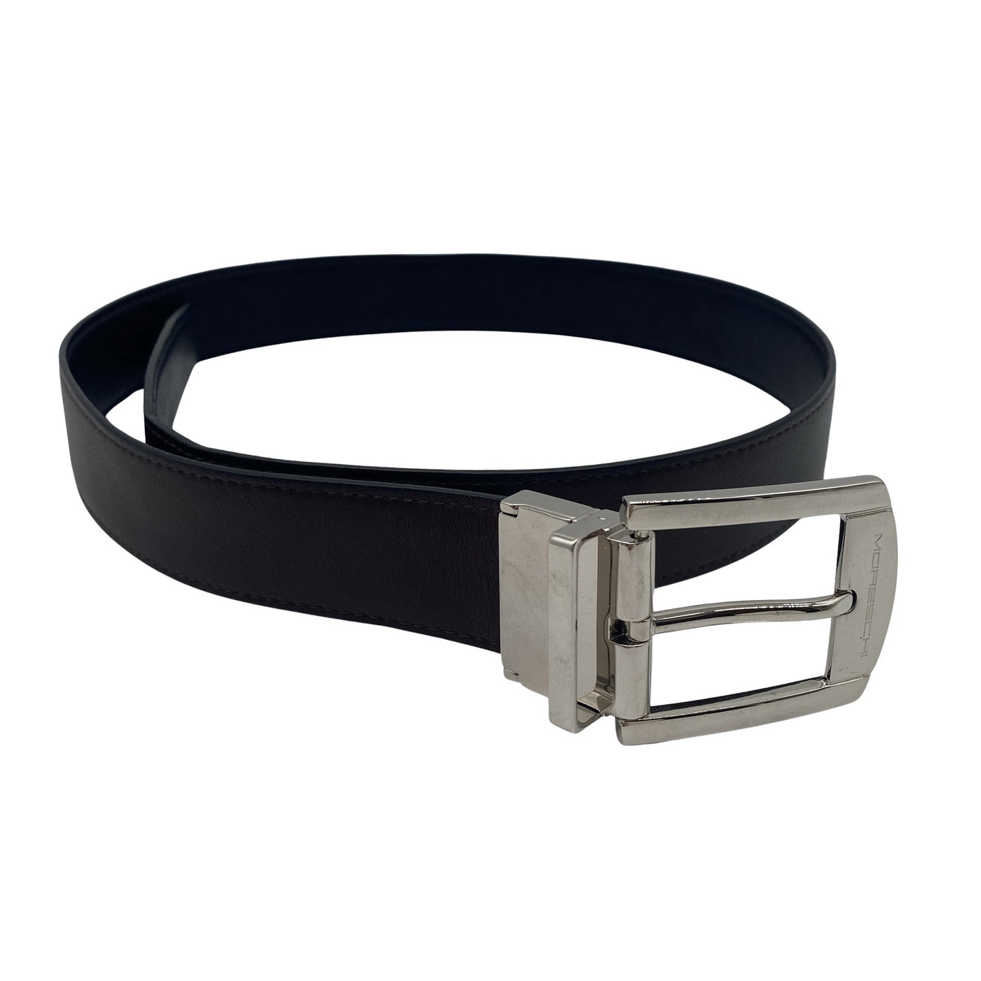 Unisex Moreschi - Leather belt, size Ei kokoa - Black (2)