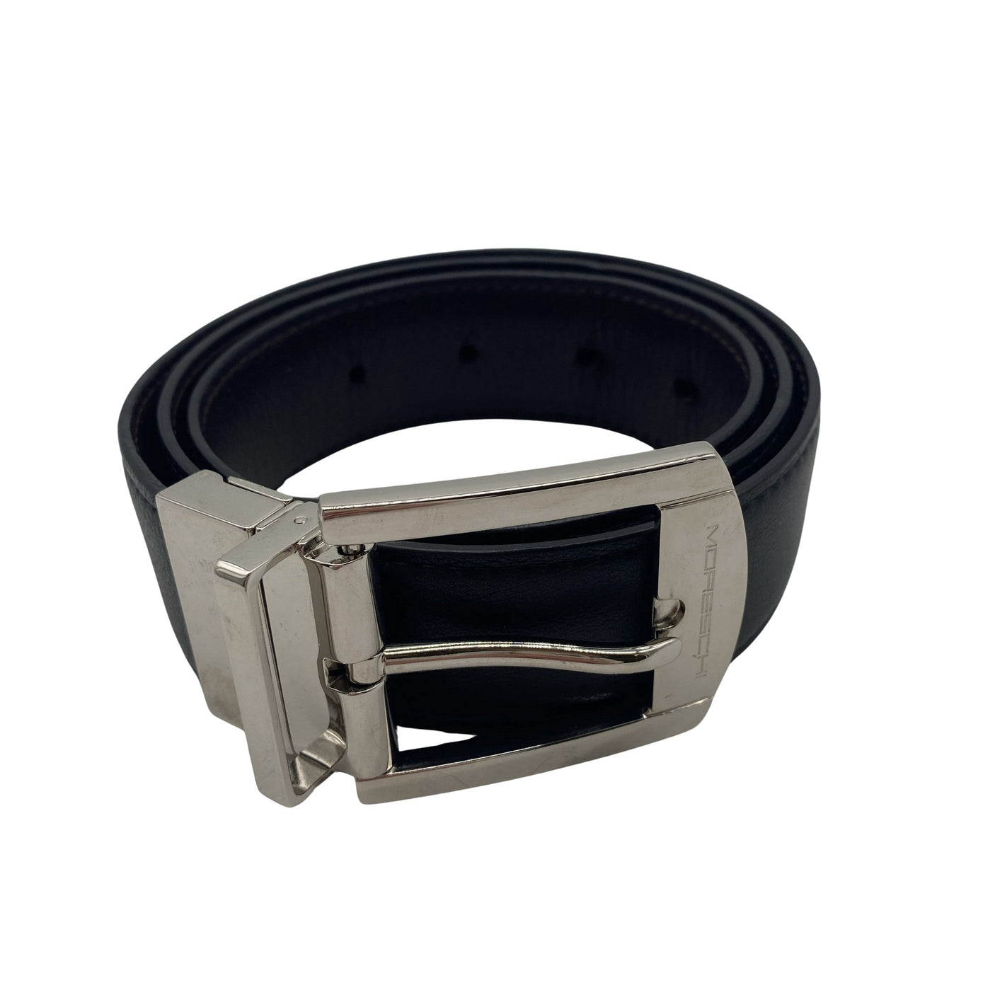 Unisex Moreschi - Leather belt, size Ei kokoa - Black (1)