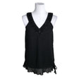 Unisex Morgan - Party top, size 36 - Black ()