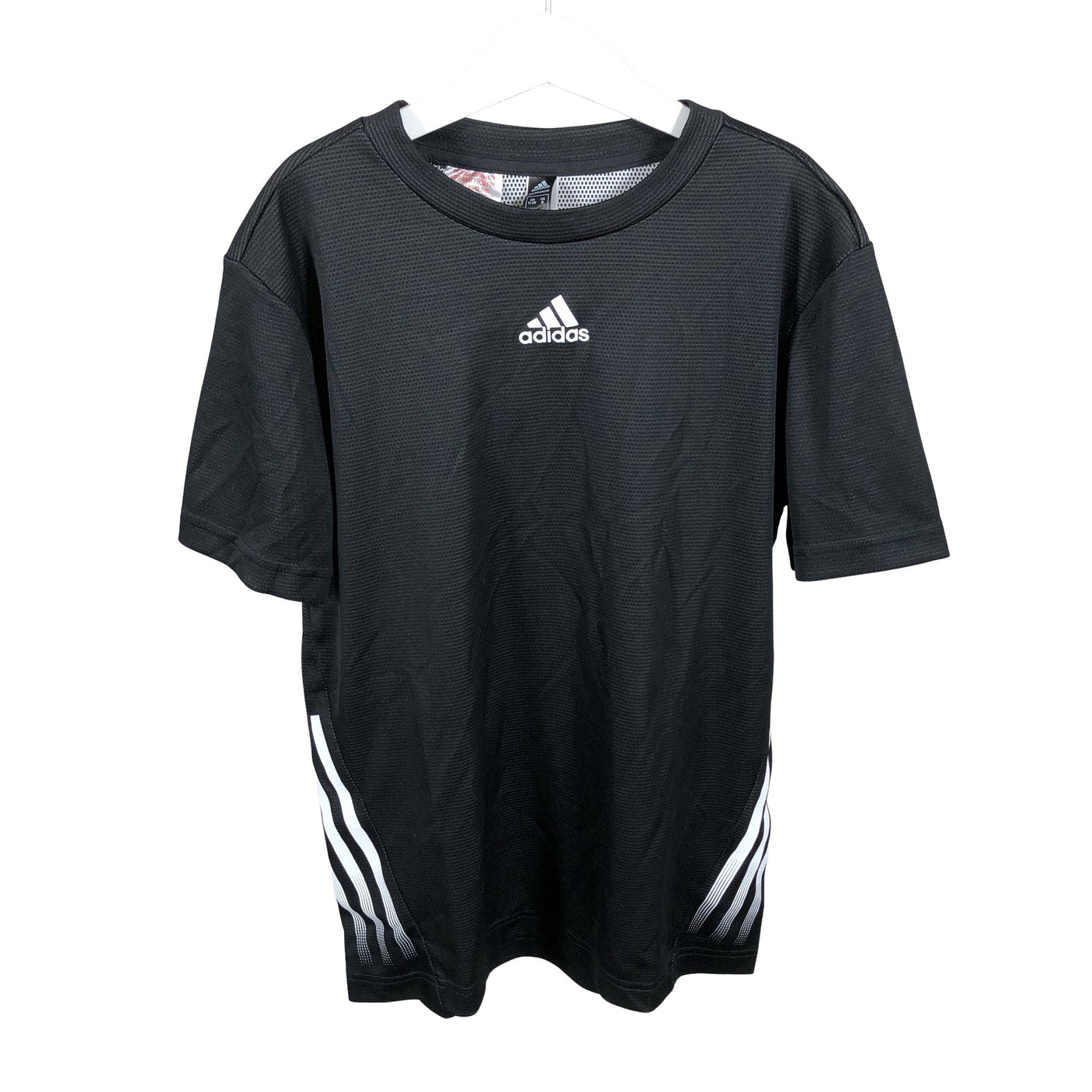 Unisex Adidas - Sports shirt, short sleeve, size 146 - 152 - Black (1)