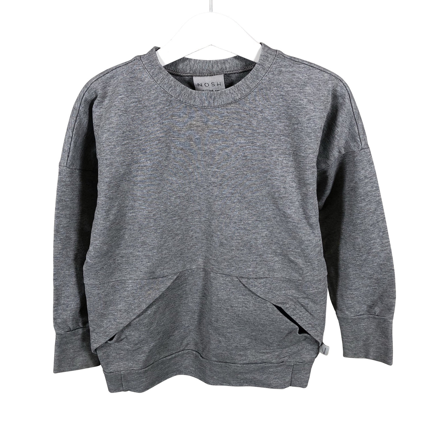Unisex NOSH - Tricot shirt, size 110 - 116 - Gray (1)