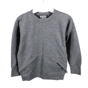 Unisex NOSH - Tricot shirt, size 110 - 116 - Gray (1)