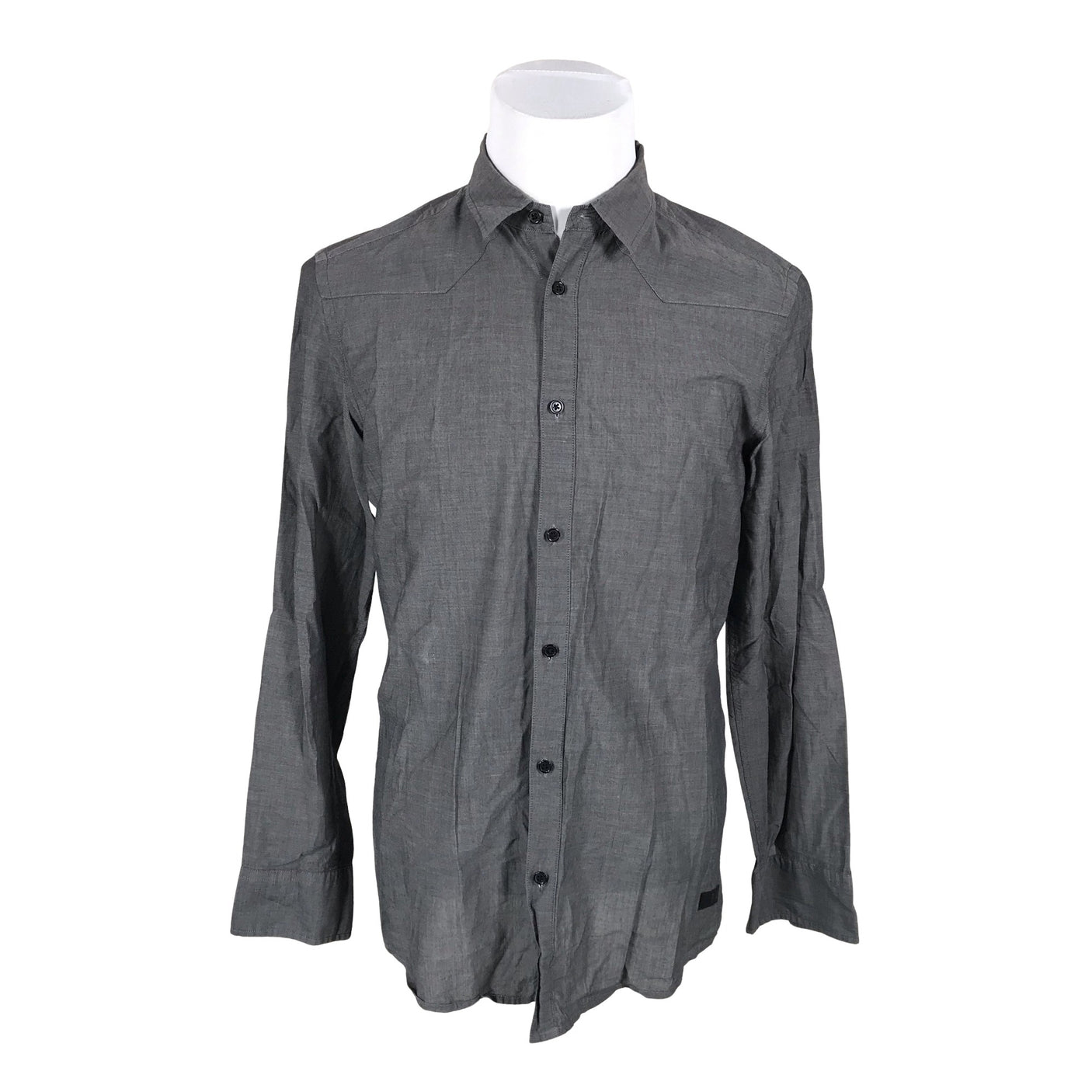 Unisex Tiger of Sweden - Collared shirt, size M - Gray (3)