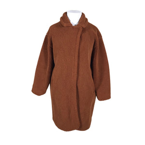 Unisex Soyaconcept - Faux fur coat, size 46 - Brown (1)