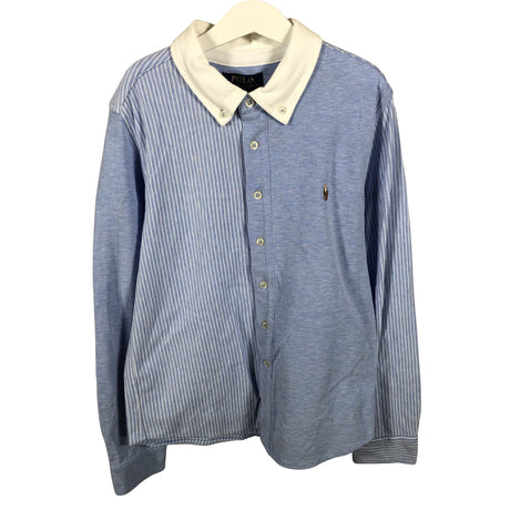 Unisex Polo Ralph Lauren - Collared shirt, size 146 - 152 - Light blue ()