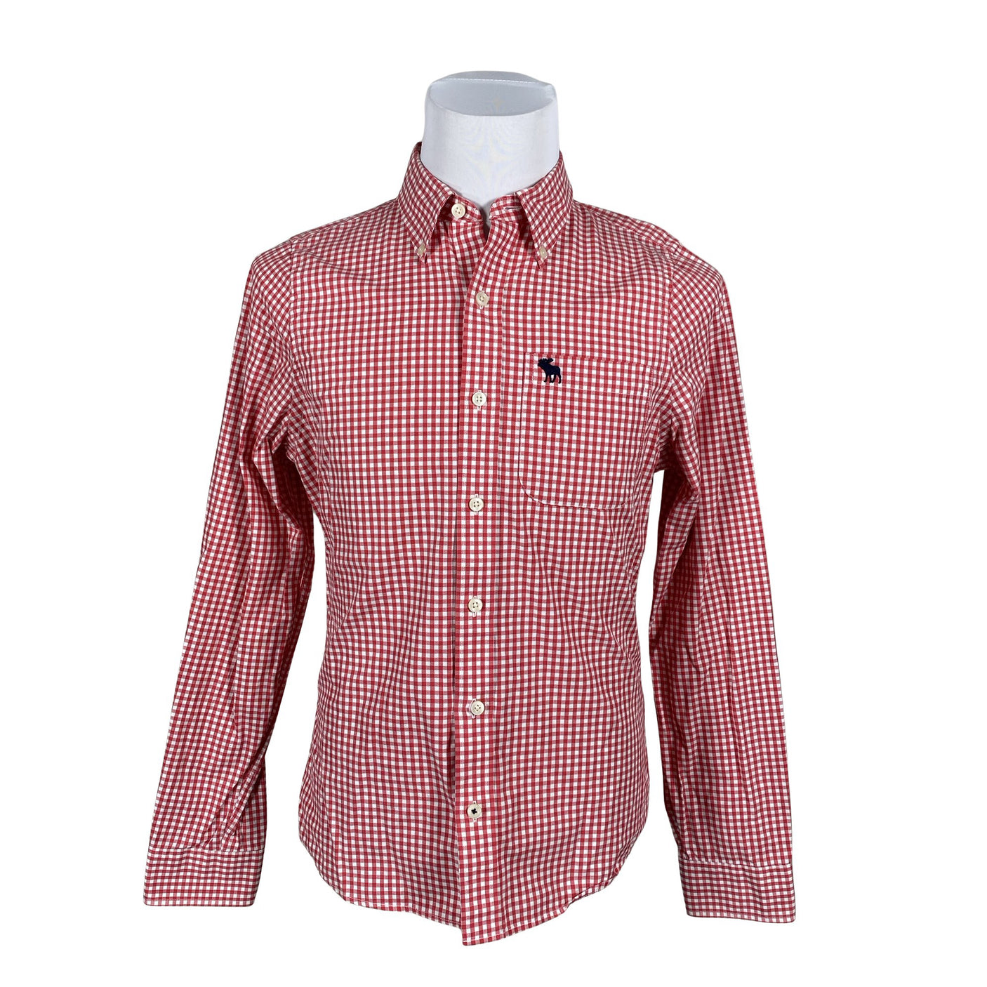 Unisex Abercrombie&Fitch - Collared shirt, size M - Red (1)