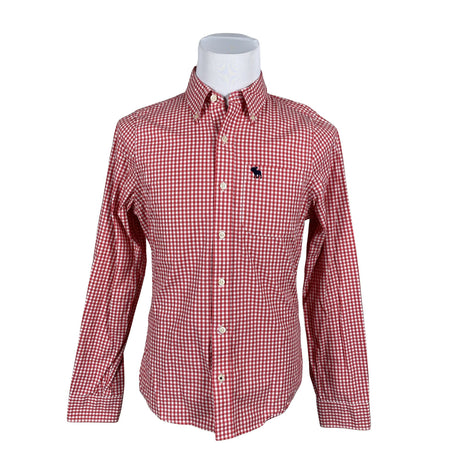 Unisex Abercrombie&Fitch - Collared shirt, size M - Red ()