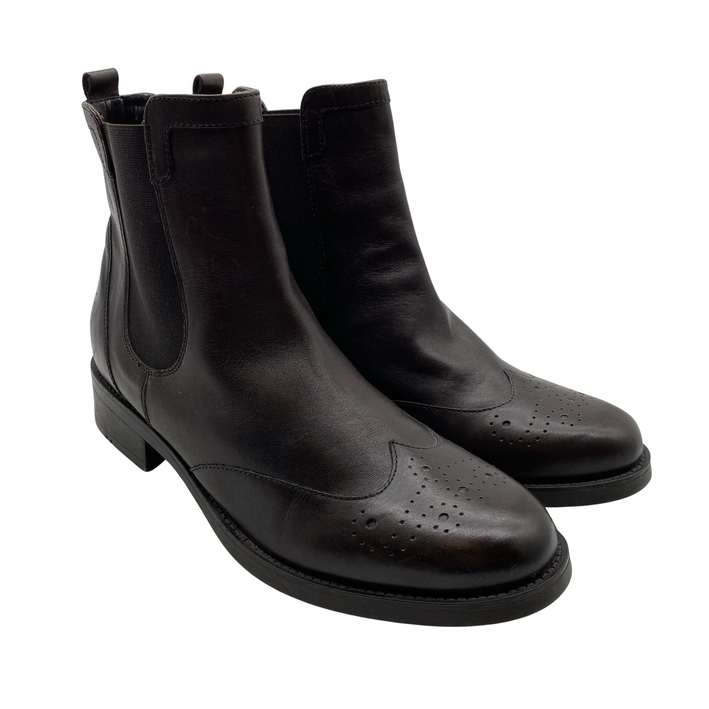 Unisex Global - Ankle boots, size 42 - Brown (2)
