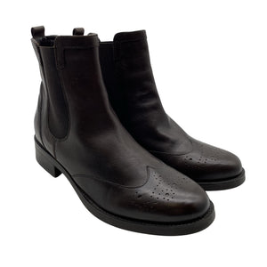 Unisex Global - Ankle boots, size 42 - Brown (2)