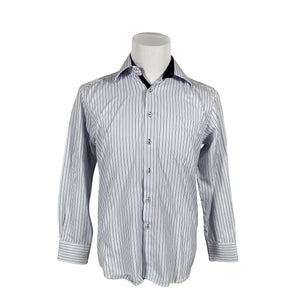 Unisex Yves Enzo - Collared shirt, size M - Blue (1)