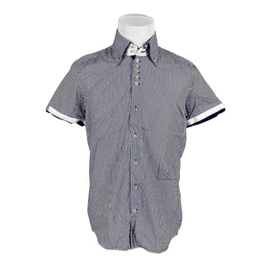 Unisex 7Camicie - Collared shirt, size L - Blue (1)