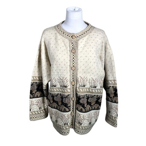 Unisex Handmade - Cardigan, size 42 - Beige (1)