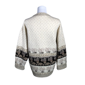 Unisex Handmade - Cardigan, size 42 - Beige (3)
