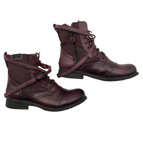 Unisex Bunker - Ankle boots, size 35 - Wine red ()