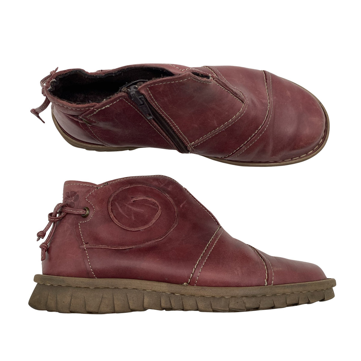 Unisex Josef Seibel - Ankle boots, size 37 - Wine red (1)