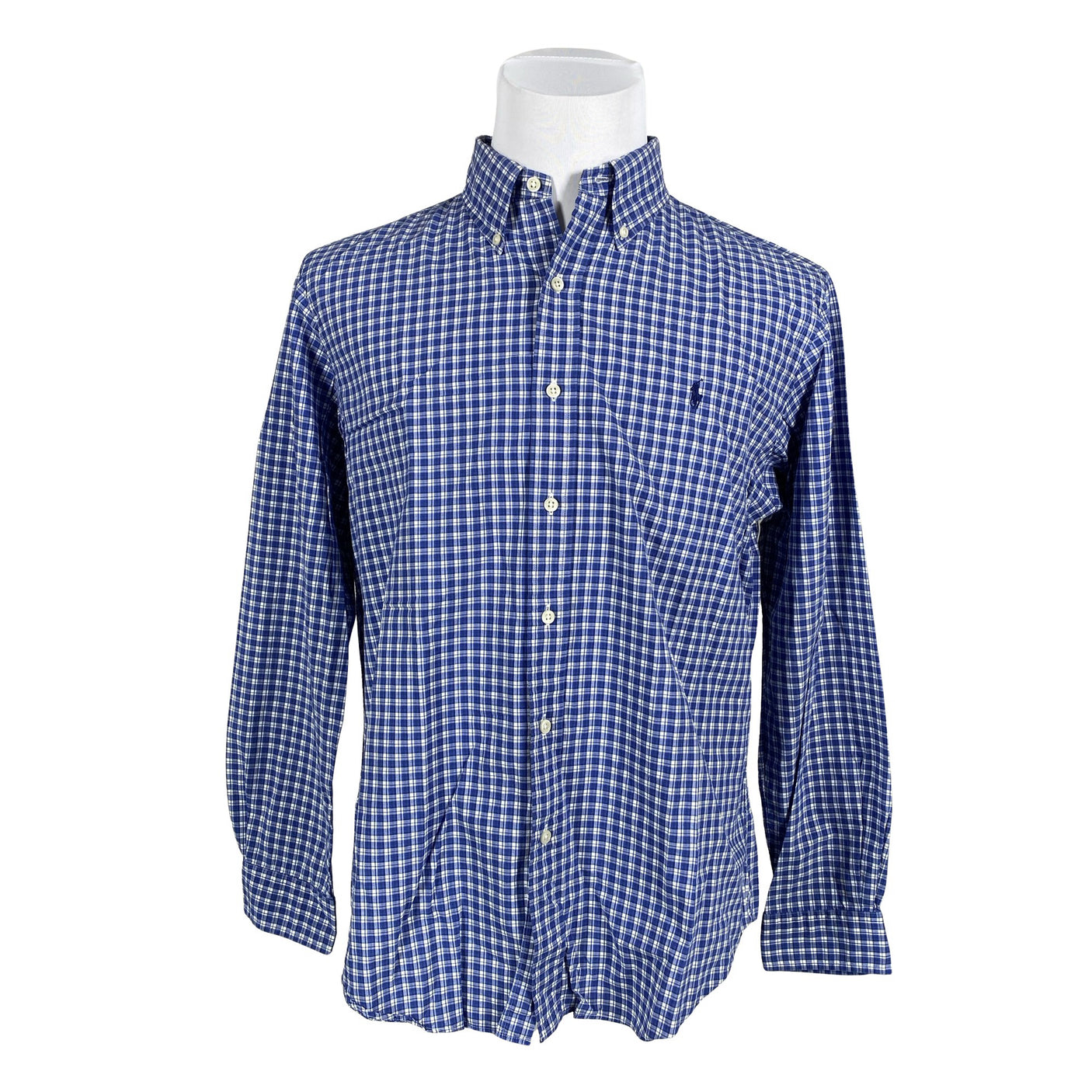 Unisex Polo Ralph Lauren - Collared shirt, size L - Blue (1)